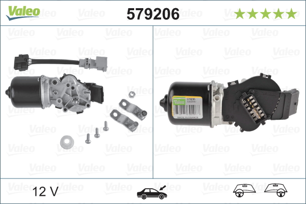 VALEO Ablaktörlö motor 579206_VALEO